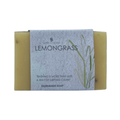 Natuurlijke handgemaakte lemongrass zeep.