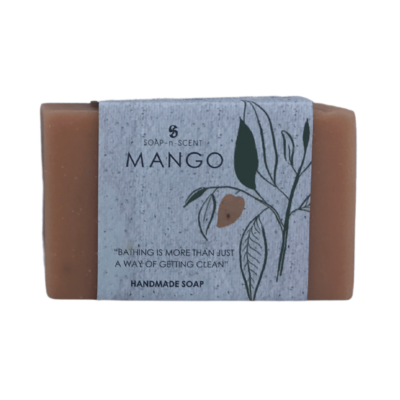 Natuurlijke handgemaakte mango zeep.