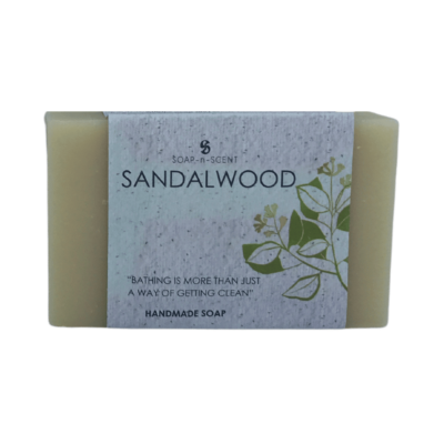 Natuurlijke handgemaakte sandelwood zeep.