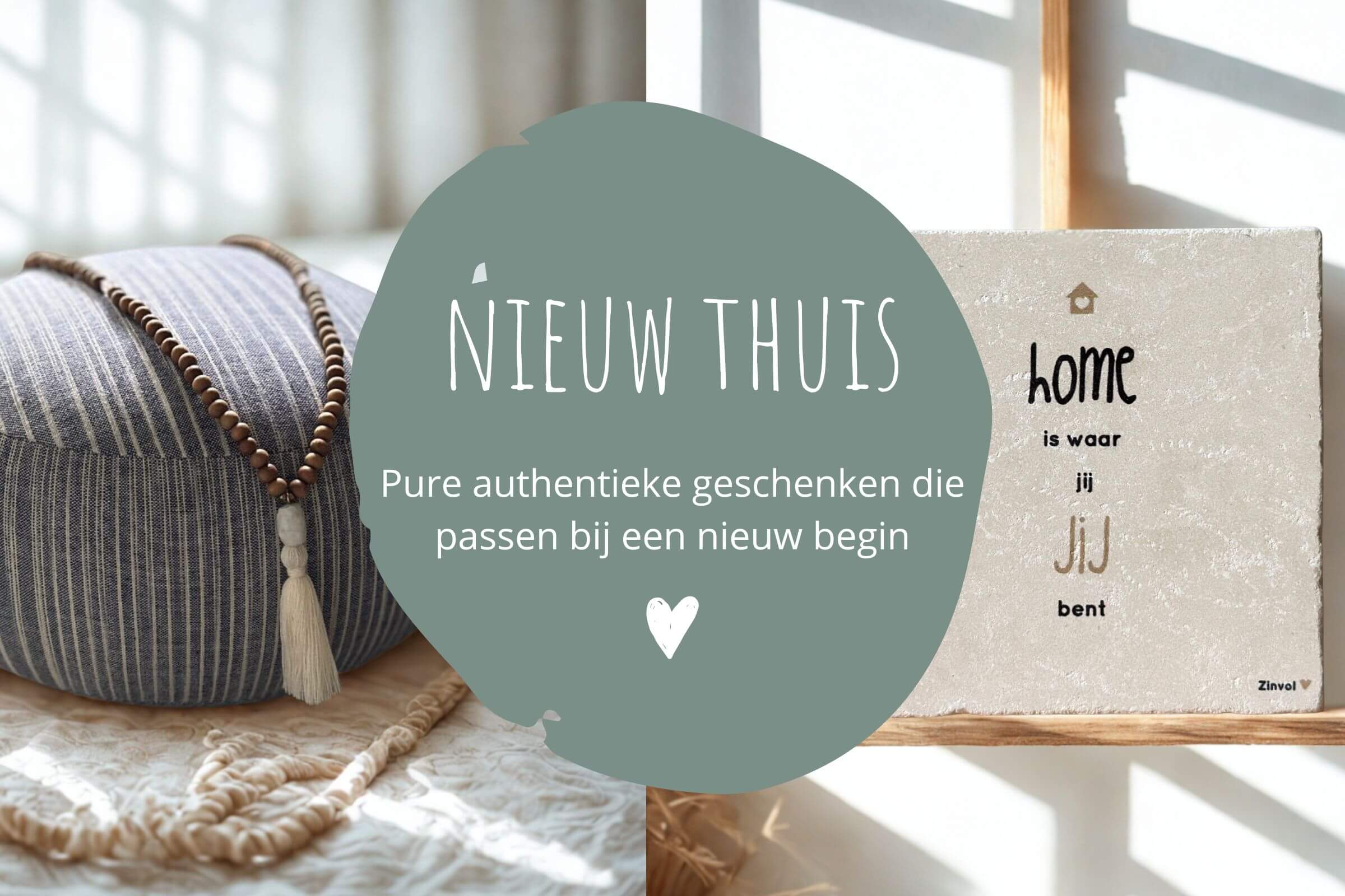 symbolisch cadeau nieuw huis -handgemaakt en betekenisvol